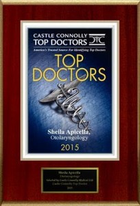 Castle Connolly Top Doctor Plaque 2015